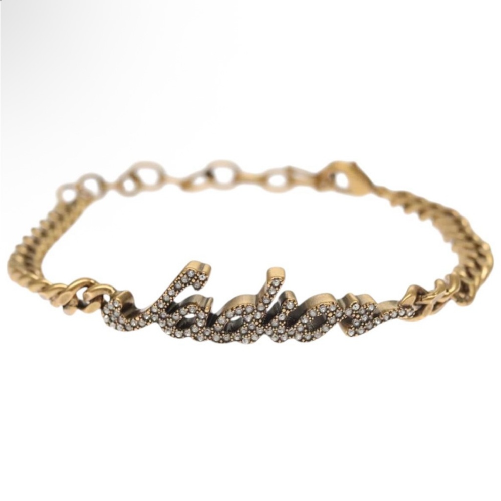 Christian Dior Bracelet brass hardware with Dior dust bag - Picture 4 of 8